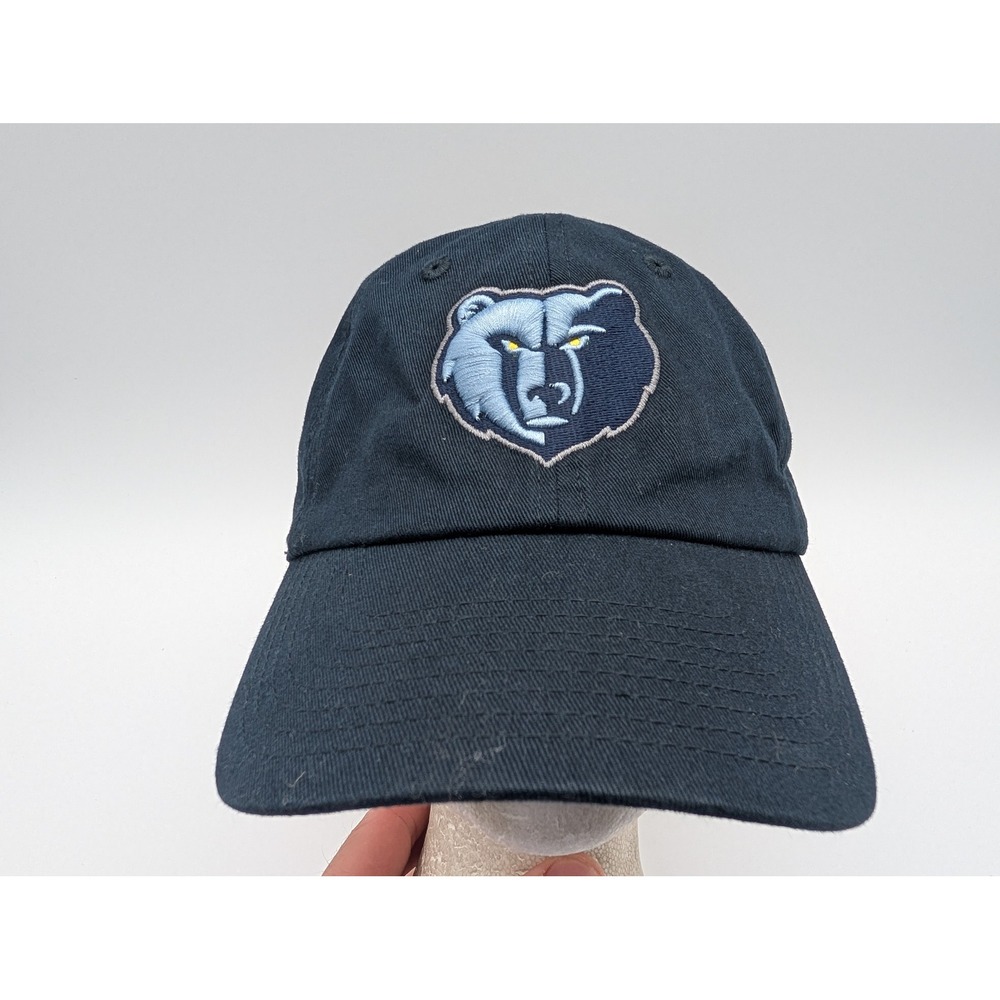 47 Brand Memphis Grizzlies NBA Hat Navy Blue Adjustable Strapback Dad Cap OSFA